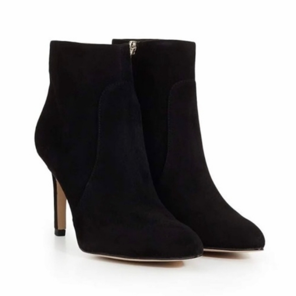 Sam Elderman Black Suede Boots - image 1